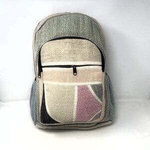 Himalayan Group All Natural Handmade Multi Pocket Pure Hemp Laptop Backpack